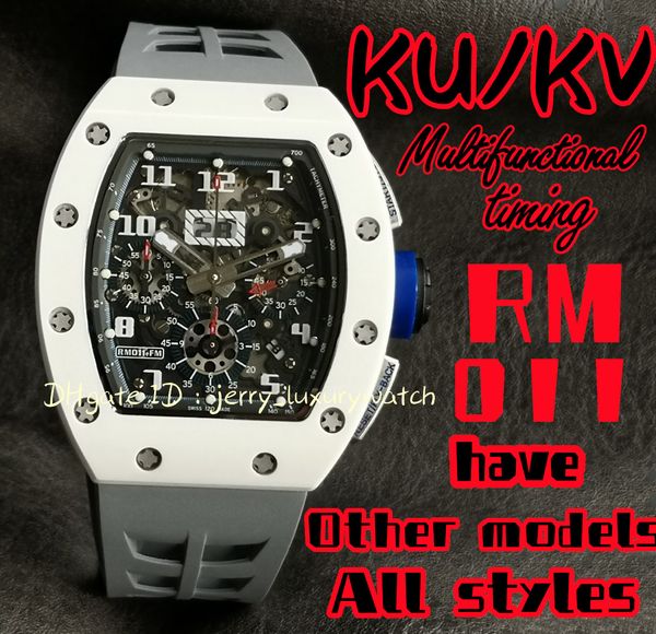 ku / kv 001 rmac2 luxury men's watch multi-function chronograph watch 50* 42.70mm rubber strap with fine steel case 7750 automatic mech, Slivery;brown
ku / kv 001 rmac2 luxury men's watch multi-function chronograph watch 50* 42.70mm rubber strap with fine steel case 7750 automatic mech, Slivery;brown