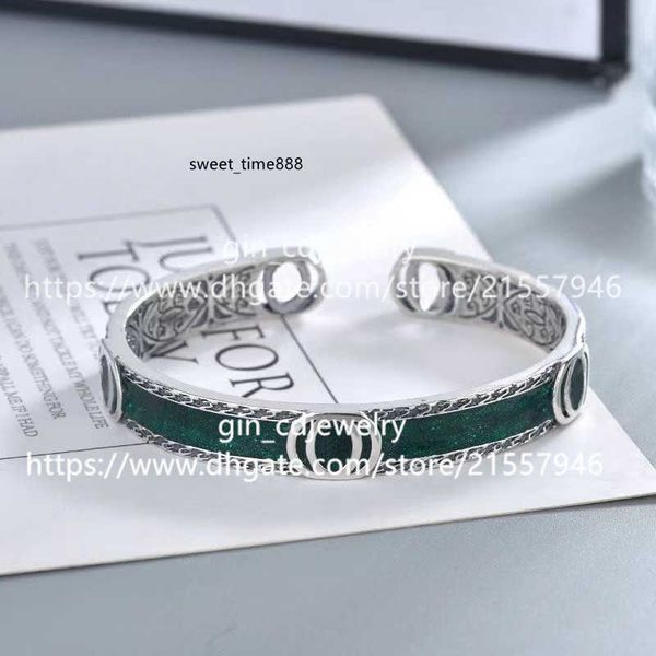 designer fashion letter opening ancient silver bracelet net red couple birthday wedding gift, Golden;silver
designer fashion letter opening ancient silver bracelet net red couple birthday wedding gift, Golden;silver
