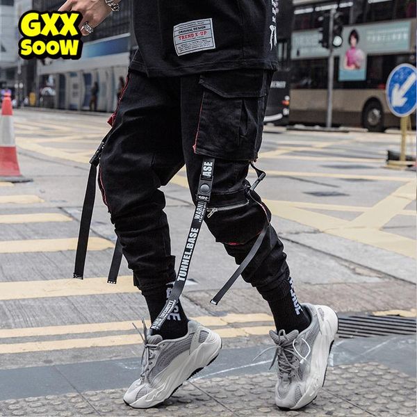 pants hip hop joggers pants men ribbons cargo trousers track tactical casual fashion elastic waist streetwear pant men clothes, Black
pants hip hop joggers pants men ribbons cargo trousers track tactical casual fashion elastic waist streetwear pant men clothes, Black