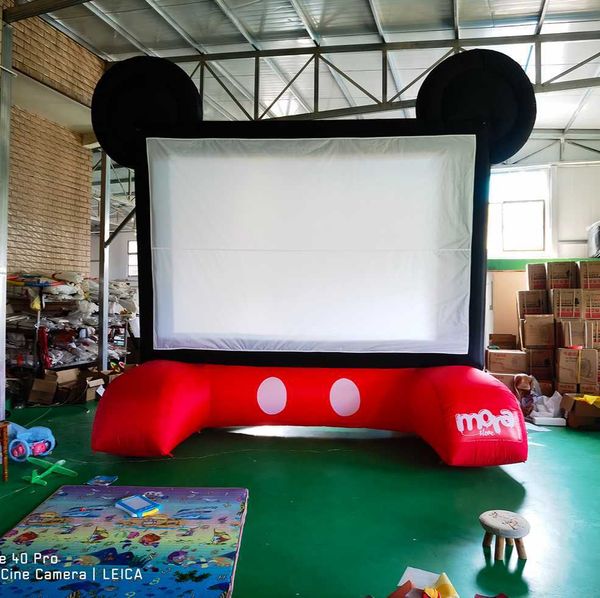 14ft cute outdoor inflatable projector movie screen tv projection screens advertising blow up mega family cinema, Black;white
14ft cute outdoor inflatable projector movie screen tv projection screens advertising blow up mega family cinema, Black;white