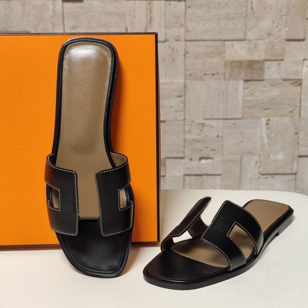 designer leather slippers women classics h letter flat sandals black white brown matte womens beach slipper famous slides size 35-42 with du
designer leather slippers women classics h letter flat sandals black white brown matte womens beach slipper famous slides size 35-42 with du