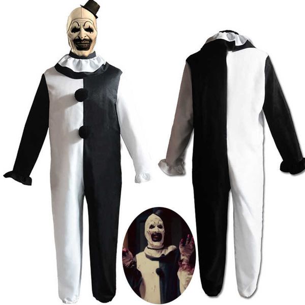 cosplay wigs kostum cosplay film terlifier badut joker uniseks halloween horor hitam putih jumpsuit bodysuit scarf suit karnaval j230502, Black
cosplay wigs kostum cosplay film terlifier badut joker uniseks halloween horor hitam putih jumpsuit bodysuit scarf suit karnaval j230502, Black