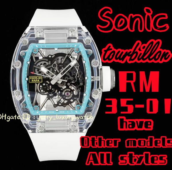 sonic 35-01 rmul3 luxury men's watch integral mechanical movement, crystal glass material, black carbon fiber sapphire crystal mirror i, Slivery;brown
sonic 35-01 rmul3 luxury men's watch integral mechanical movement, crystal glass material, black carbon fiber sapphire crystal mirror i, Slivery;brown