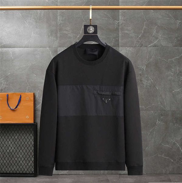 Hoodies Men's Sweatshirts P Family AutumnWinter Combination Top Coat Pujia Pocket Triangle Logo and Women's Round Neck Long Sleeve Sweater NZ5N, Black
Hoodies Men's Sweatshirts P Family AutumnWinter Combination Top Coat Pujia Pocket Triangle Logo and Women's Round Neck Long Sleeve Sweater NZ5N, Black