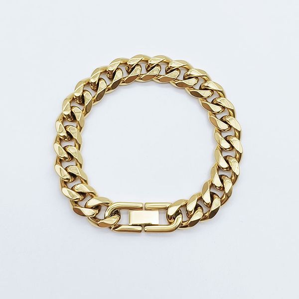 classic hip hop cuban link chain bracelet gold stainless steel jewelry for men gift, Black
classic hip hop cuban link chain bracelet gold stainless steel jewelry for men gift, Black