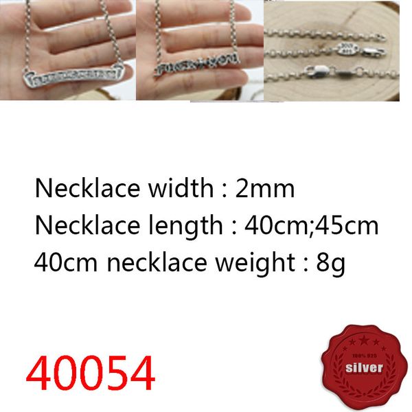 40054 night show tide 925 sterling silver cross flower letter fine necklace hip hop style jewelry personalized chain short style
40054 night show tide 925 sterling silver cross flower letter fine necklace hip hop style jewelry personalized chain short style
