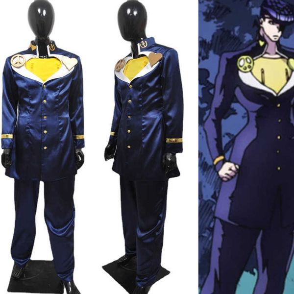 cosplay wigs anime jojo's bizarre adventure josuke higashikata cosplay costume blue suit uniform party carnival halloween outfits j2305, Black
cosplay wigs anime jojo's bizarre adventure josuke higashikata cosplay costume blue suit uniform party carnival halloween outfits j2305, Black