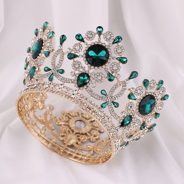 red zircon bridal crown, gold personalized full ring wedding crown, round crown, european retro palace shining diamond, luxury grand crown t, Silver
red zircon bridal crown, gold personalized full ring wedding crown, round crown, european retro palace shining diamond, luxury grand crown t, Silver