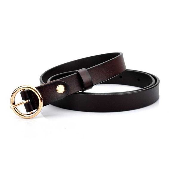 suspenders fashionable genuine leather thin cowhide round buckle casual and versatile decorative skirt belt for women waistband, Black;brown
suspenders fashionable genuine leather thin cowhide round buckle casual and versatile decorative skirt belt for women waistband, Black;brown
