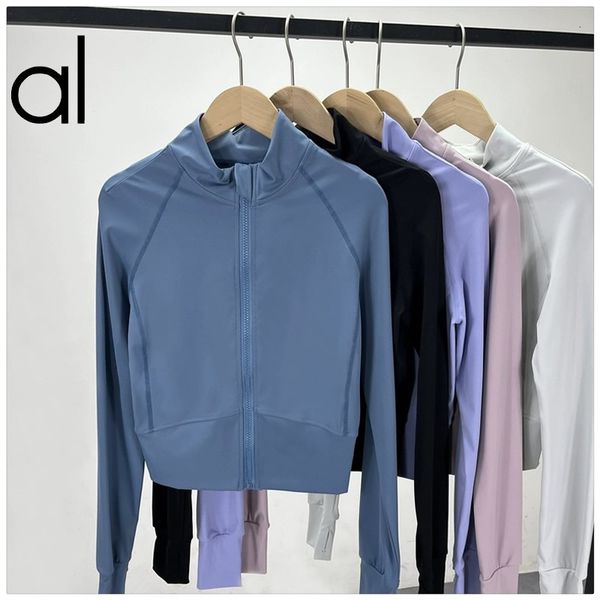 AL Women's Yoga Long Sleeve Solid Color Nude Fitted Sports Shaping Waist Tight Fiess Loose Jogging Sportswear Full Zip Cardigan Short Jacket Warm Thumbholes, Watermelon
AL Women's Yoga Long Sleeve Solid Color Nude Fitted Sports Shaping Waist Tight Fiess Loose Jogging Sportswear Full Zip Cardigan Short Jacket Warm Thumbholes, Watermelon