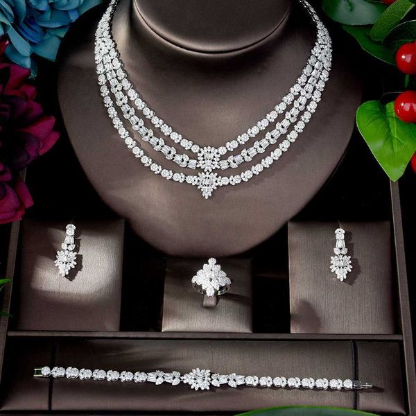 link, chain wedding necklace earrings set for women full aaa cubic zirconia bridal jewelry sets, Black
link, chain wedding necklace earrings set for women full aaa cubic zirconia bridal jewelry sets, Black