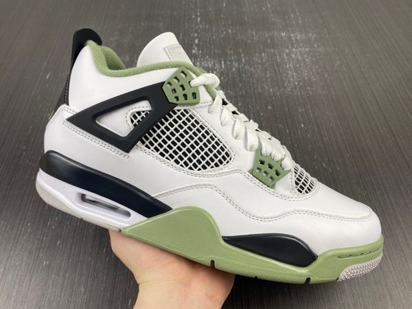 2023 authentic 4 wmns oil green basketball shoes 4s seafoam olive-green men sports outdoor sneakers aq9129-103 with original box us7-14, Red;white
2023 authentic 4 wmns oil green basketball shoes 4s seafoam olive-green men sports outdoor sneakers aq9129-103 with original box us7-14, Red;white