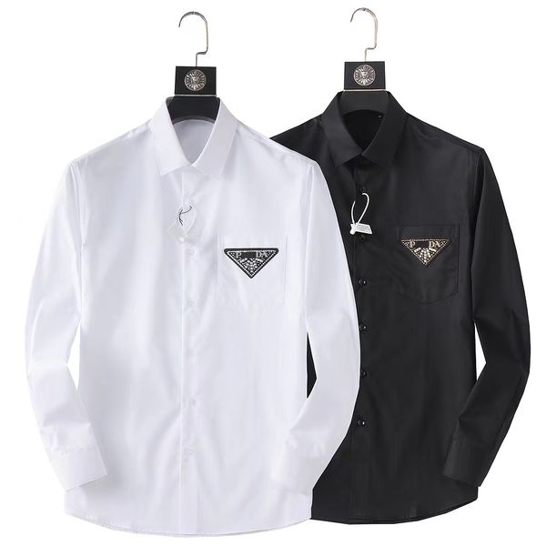 2023 men's dress shirt designer men's fashion social red check men s solid color business casual long sleeve asian size s-5xl 01, White;black
2023 men's dress shirt designer men's fashion social red check men s solid color business casual long sleeve asian size s-5xl 01, White;black