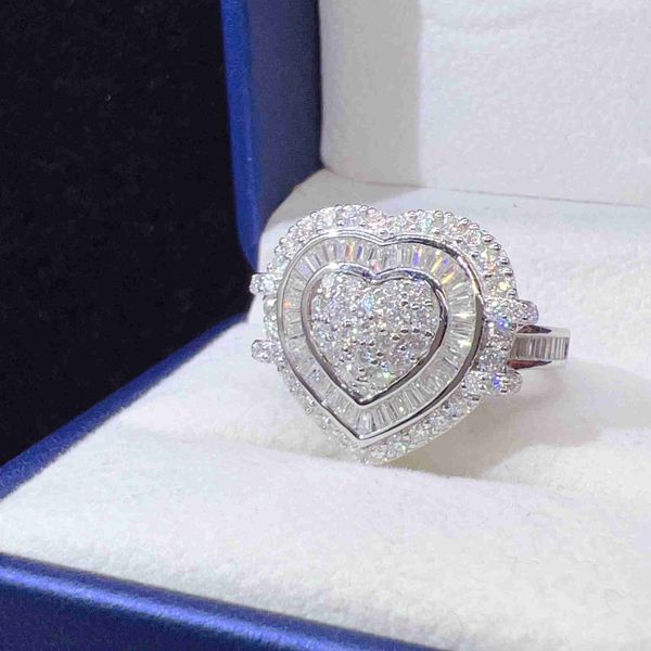 custom heart ring women fine jewelry sterling silver s925 vvs moissanite diamond ring
custom heart ring women fine jewelry sterling silver s925 vvs moissanite diamond ring