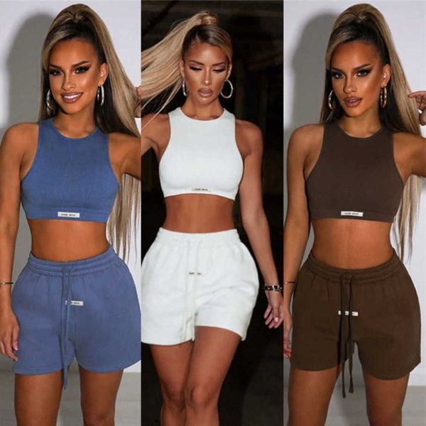2023 summer womens yoga tracksuits designer new slim sleeveless navel vest loose straight casual two piece shorts set, Gray
2023 summer womens yoga tracksuits designer new slim sleeveless navel vest loose straight casual two piece shorts set, Gray