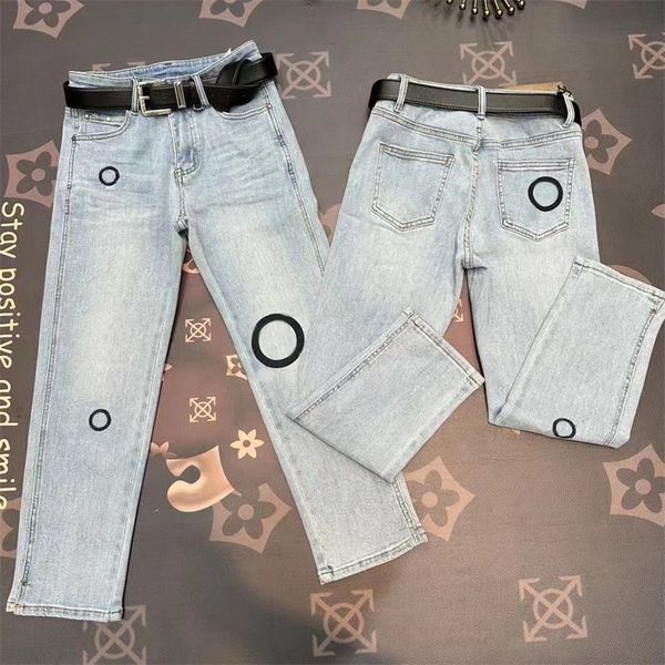 spring and summer new jeans women's wash high waist fashion trend printed everything with nine points smoke pipe pants casual pants, Blue
spring and summer new jeans women's wash high waist fashion trend printed everything with nine points smoke pipe pants casual pants, Blue