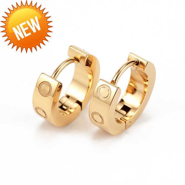 titanium steel stud earring for woman exquisite simple fashion c diamond ring lady earrings jewelry gift, Golden;silver
titanium steel stud earring for woman exquisite simple fashion c diamond ring lady earrings jewelry gift, Golden;silver
