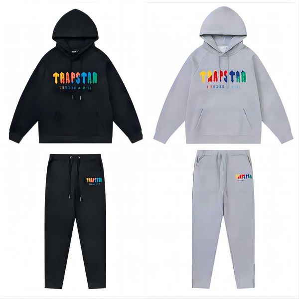 trapstar tracksuit hoodie rainbow scarf embroidered and velvet hooded sportswear close-up zipper pants casual guard pants trapstar hoodie ho, Gray
trapstar tracksuit hoodie rainbow scarf embroidered and velvet hooded sportswear close-up zipper pants casual guard pants trapstar hoodie ho, Gray