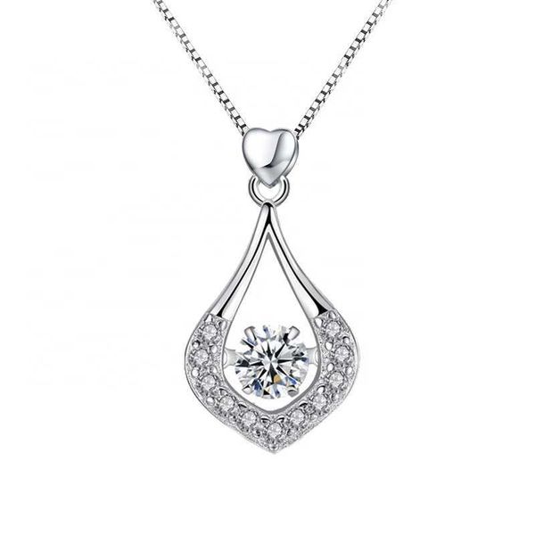 link, chain dc41 solid 925 sterling silver smart zircon heart pendant angel tear necklace for bridal bridesmaid gift, Black
link, chain dc41 solid 925 sterling silver smart zircon heart pendant angel tear necklace for bridal bridesmaid gift, Black