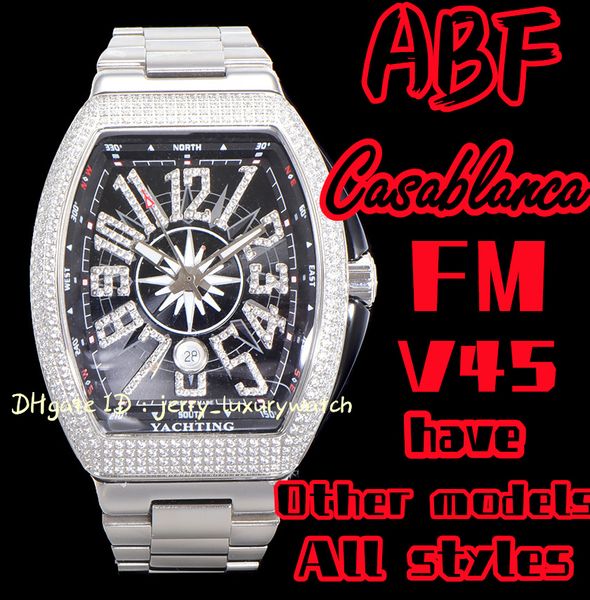 abf / fm vanguard yachting v45, 44x54mm sapphire crystal glass eta2824 mechanical movement, premium rubber strap, steel belt diamond-encrust, Slivery;brown
abf / fm vanguard yachting v45, 44x54mm sapphire crystal glass eta2824 mechanical movement, premium rubber strap, steel belt diamond-encrust, Slivery;brown
