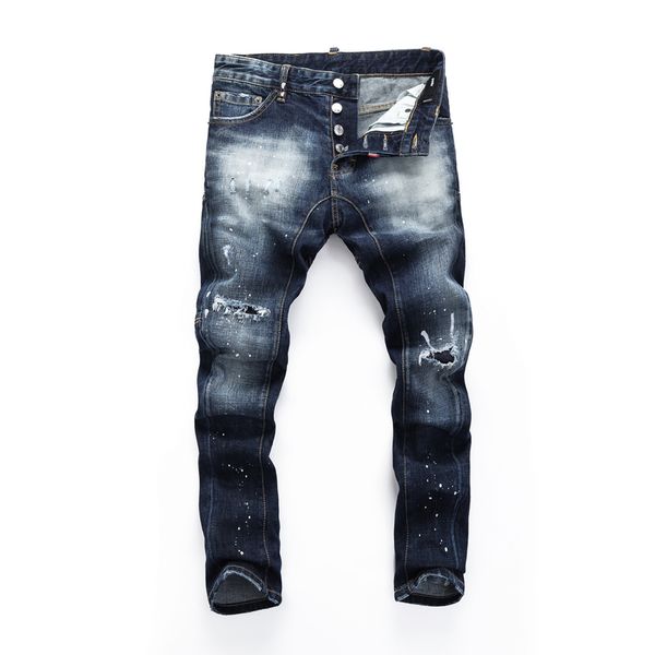 dsq slim blue men's jeans cool guy jeans classic hip hop rock moto casual design ripped distressed denim biker hole dsq2 jeans 402
dsq slim blue men's jeans cool guy jeans classic hip hop rock moto casual design ripped distressed denim biker hole dsq2 jeans 402