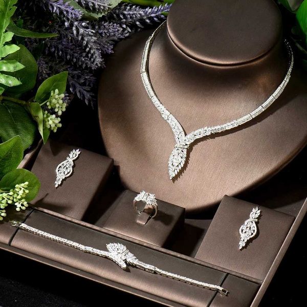 Link, Chain 4pcs Bridal Zirconia Necklace Sets For Women Party Jewelry sets African Dubai CZ Crystal Wedding Jewelry
Link, Chain 4pcs Bridal Zirconia Necklace Sets For Women Party Jewelry sets African Dubai CZ Crystal Wedding Jewelry