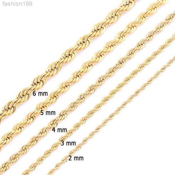 gold plated rope chain stainless steel necklace for women men golden fashion twisted chains jewelry gift 2 3 4 5 6 7mm, Silver
gold plated rope chain stainless steel necklace for women men golden fashion twisted chains jewelry gift 2 3 4 5 6 7mm, Silver