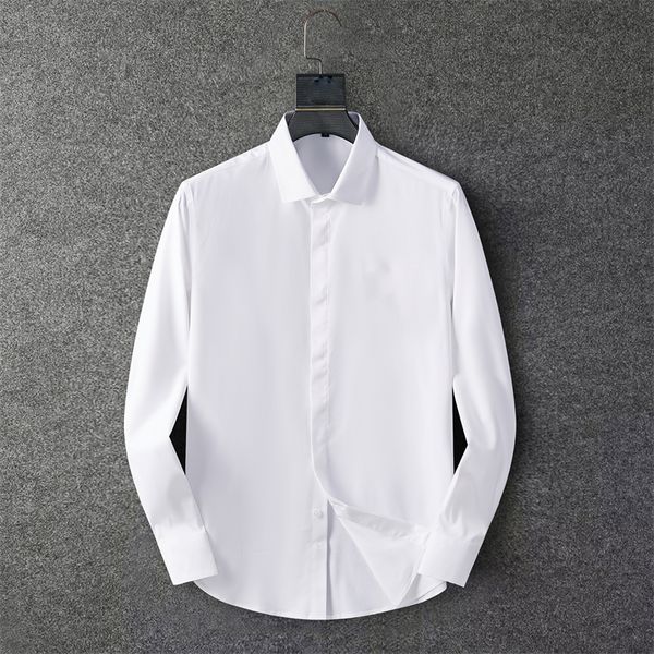 designer men's dress shirt long sleeve slim version type casual business gift clothing high-quality cotton wrinkle resistant solid colo, White;black
designer men's dress shirt long sleeve slim version type casual business gift clothing high-quality cotton wrinkle resistant solid colo, White;black