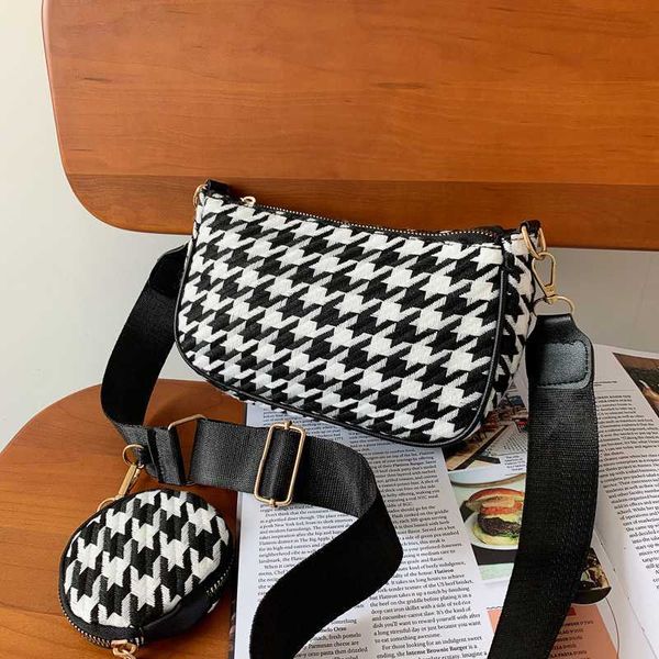 shopping bags female vintage plaid printing underarm bag casual small crossbody s 2pcs composite shoulder with mini round purse pendant 2304
shopping bags female vintage plaid printing underarm bag casual small crossbody s 2pcs composite shoulder with mini round purse pendant 2304