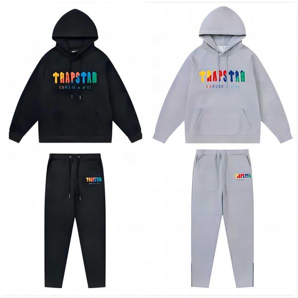 trapstar tracksuit hoodie rainbow scarf embroidered and velvet hooded sportswear close-up zipper pants casual guard pants trapstar hoodie ho, Gray
trapstar tracksuit hoodie rainbow scarf embroidered and velvet hooded sportswear close-up zipper pants casual guard pants trapstar hoodie ho, Gray