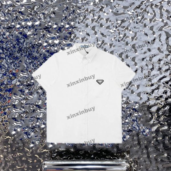 xinxinbuy men designer tee t shirt 23ss metal triangle label short sleeve cotton women black white blue s-2xl, Black;brown
xinxinbuy men designer tee t shirt 23ss metal triangle label short sleeve cotton women black white blue s-2xl, Black;brown