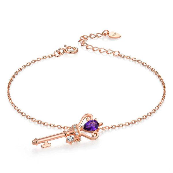 pendant necklaces gt06 925 sterling silver crown key 6x4mm teardrop amethyst jewelry rose gold plated charm bracelet
pendant necklaces gt06 925 sterling silver crown key 6x4mm teardrop amethyst jewelry rose gold plated charm bracelet