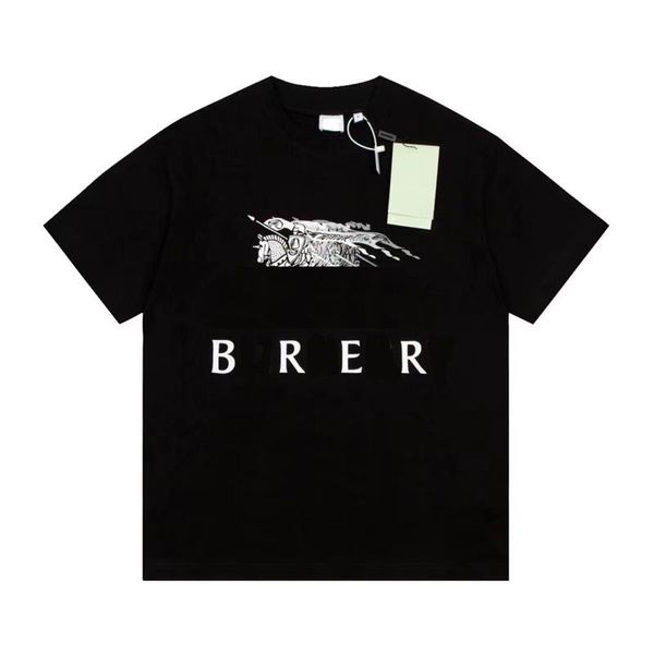 men's t-shirt 2023ss fashion brand new heavy shadow warhorse printed cotton short sleeve t-shirt fashion versatile men's and women, White;black
men's t-shirt 2023ss fashion brand new heavy shadow warhorse printed cotton short sleeve t-shirt fashion versatile men's and women, White;black