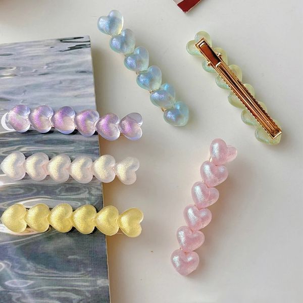 sweet mermaid heart love hairpins sequins heart hair clips for girls barette female side clip hair accessories, Slivery;white
sweet mermaid heart love hairpins sequins heart hair clips for girls barette female side clip hair accessories, Slivery;white