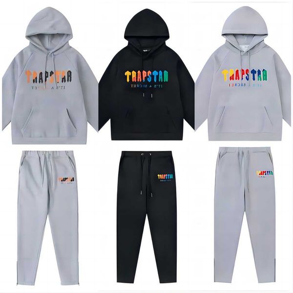 trapstar tracksuit hoodie rainbow scarf embroidered and velvet hooded sportswear close-up zipper pants casual guard pants trapstar hoodie ho, Gray
trapstar tracksuit hoodie rainbow scarf embroidered and velvet hooded sportswear close-up zipper pants casual guard pants trapstar hoodie ho, Gray