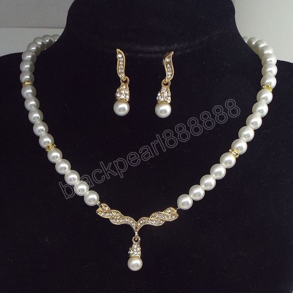 luxury fashion pearls earrings necklace jewelry set for women wings accessories banquet party gift, Silver
luxury fashion pearls earrings necklace jewelry set for women wings accessories banquet party gift, Silver