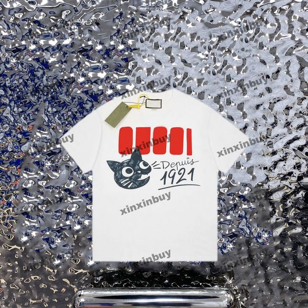 xinxinbuy men designer tee t shirt 23ss letter cat 1921 milan short sleeve cotton women black white grey green s-3xl, Black;brown
xinxinbuy men designer tee t shirt 23ss letter cat 1921 milan short sleeve cotton women black white grey green s-3xl, Black;brown