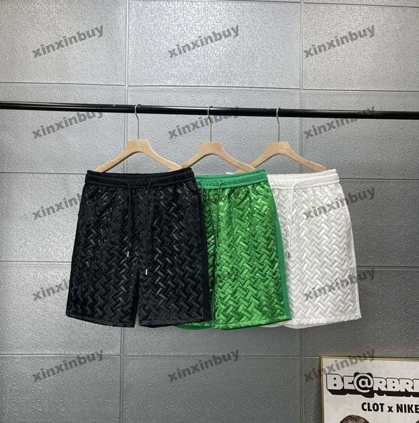 xinxinbuy men women designer shorts pant jacquard woven stripe fabric letter cotton spring summer green blue l-4xl
xinxinbuy men women designer shorts pant jacquard woven stripe fabric letter cotton spring summer green blue l-4xl