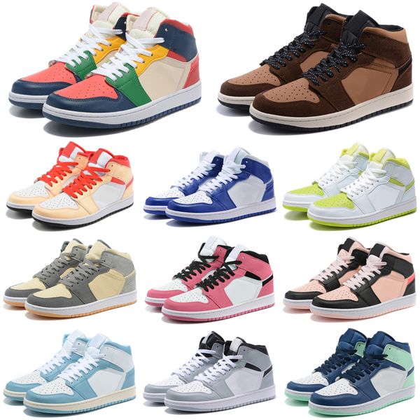 jumpman 1 basketball shoes mens women leather rubber hyper royal 1s dark mocha chicago obsidian unc white lucky blue green outdoor sports tr
jumpman 1 basketball shoes mens women leather rubber hyper royal 1s dark mocha chicago obsidian unc white lucky blue green outdoor sports tr