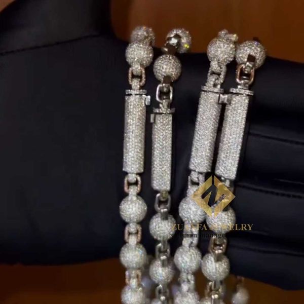 high fashion sterling silver 925 buss down vvs moissanite necklace iced out diamond custom bead chain
high fashion sterling silver 925 buss down vvs moissanite necklace iced out diamond custom bead chain
