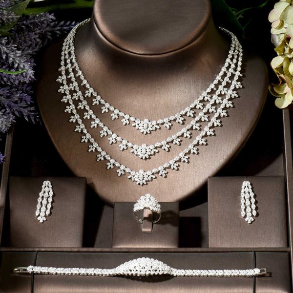 link, chain baoyi luxury aaa cubic zircon african bridal wedding necklace earrings ring 4 pcs jewelry set, Black
link, chain baoyi luxury aaa cubic zircon african bridal wedding necklace earrings ring 4 pcs jewelry set, Black