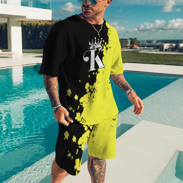 new men's suit street casual men's shorts round neck short sleeve t-shirt, White;black
new men's suit street casual men's shorts round neck short sleeve t-shirt, White;black