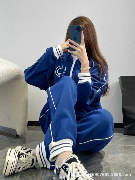 Hoodies Men's Sweatshirts Correct version of autumn and winter double embroidered zipper fashionable loose men's women's hoodi ECSG, Blue
Hoodies Men's Sweatshirts Correct version of autumn and winter double embroidered zipper fashionable loose men's women's hoodi ECSG, Blue