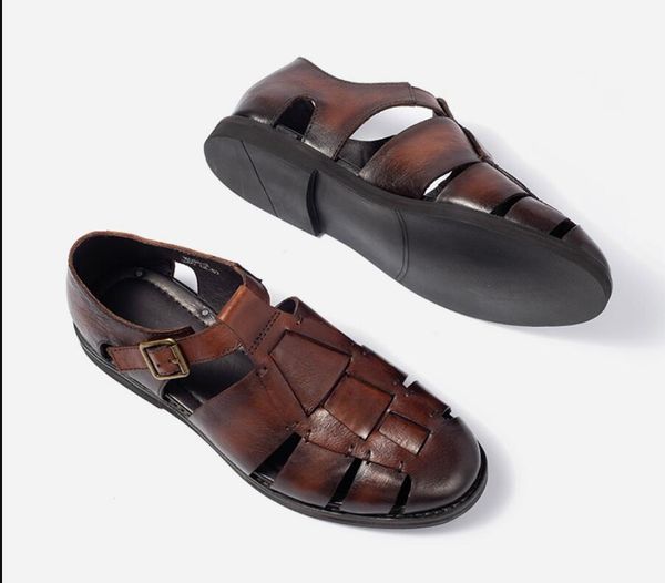 brown black cut out mens sandals fashion flat heel genuine leather gentlemen rome gladiators flat sandal
brown black cut out mens sandals fashion flat heel genuine leather gentlemen rome gladiators flat sandal
