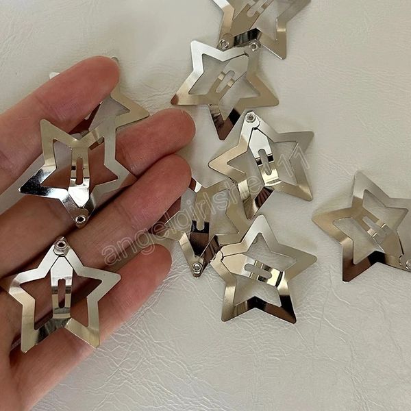 silver star bb hairclips girls y2k cute star barrettes women simple metal clip headdress hair jewelry accessories, Slivery;white
silver star bb hairclips girls y2k cute star barrettes women simple metal clip headdress hair jewelry accessories, Slivery;white
