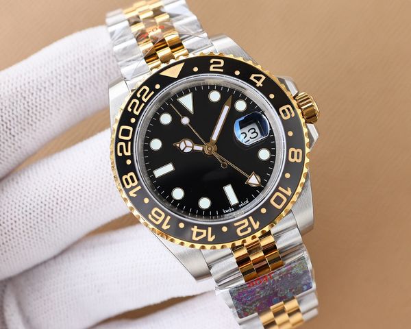 men's watch 3186 high-quality fully automatic mechanical 40mm904l gold stainless steel black ceramic ring mouth sapphire super luminous, Slivery;brown
men's watch 3186 high-quality fully automatic mechanical 40mm904l gold stainless steel black ceramic ring mouth sapphire super luminous, Slivery;brown
