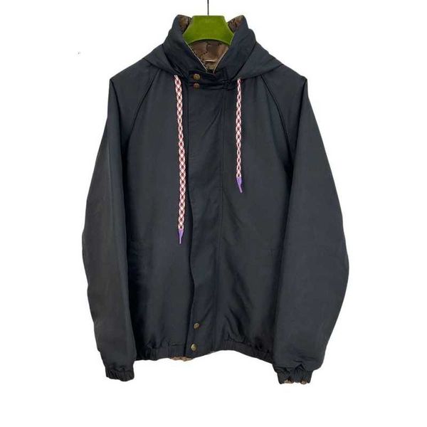 Jackets Men's High version autumn and winter double-sided fashion loose men's women's hooded jacket 2PCO, Black
Jackets Men's High version autumn and winter double-sided fashion loose men's women's hooded jacket 2PCO, Black