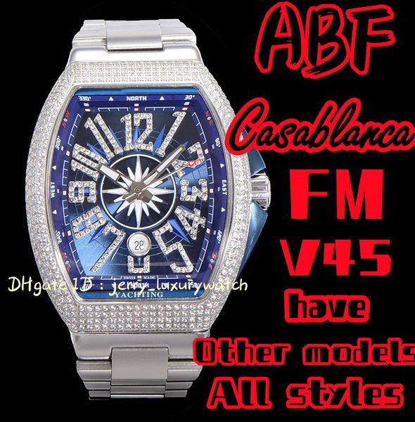 abf / fm vanguard yachting v45, 44x54mm sapphire crystal glass eta2824 mechanical movement, premium rubber strap, steel belt diamond-encrust, Slivery;brown
abf / fm vanguard yachting v45, 44x54mm sapphire crystal glass eta2824 mechanical movement, premium rubber strap, steel belt diamond-encrust, Slivery;brown