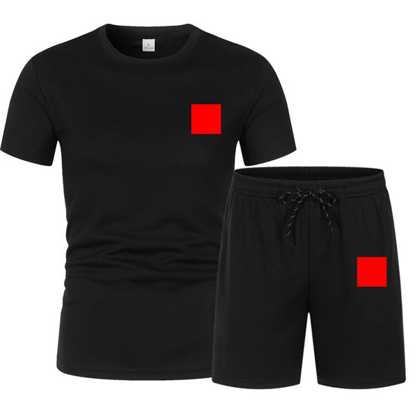 p designer t shirt tracksuits men's t-shirt shorts set summer breathable casual running set fashion printed male brand sport suit, Gray
p designer t shirt tracksuits men's t-shirt shorts set summer breathable casual running set fashion printed male brand sport suit, Gray