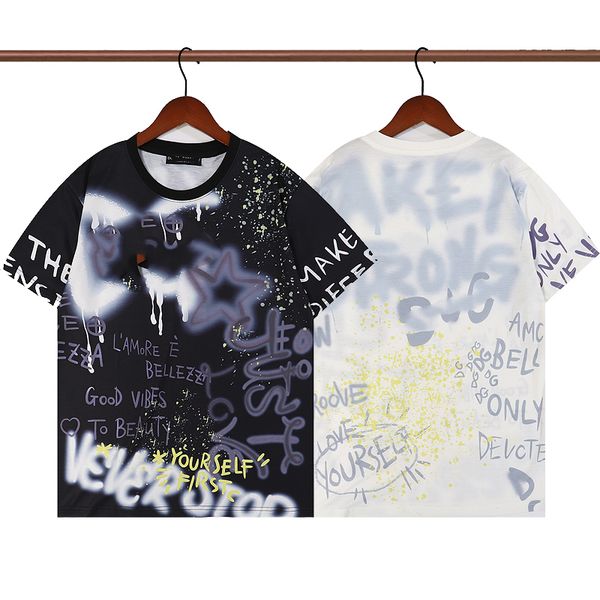 men's customized luxury tea t-shirt men's designer fashion print letter round neck casual loose hee street summer short sleeve, White;black
men's customized luxury tea t-shirt men's designer fashion print letter round neck casual loose hee street summer short sleeve, White;black